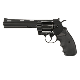 Kleinbild 1 KWC .357 Python 6 Zoll Revolver Vollmetall CO2 6mm BB schwarz