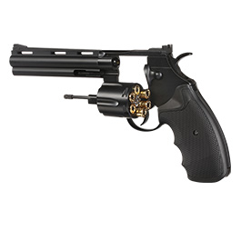 Kleinbild 5 KWC .357 Python 6 Zoll Revolver Vollmetall CO2 6mm BB schwarz