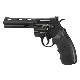 Kleinbild 8 KWC .357 Python 6 Zoll Revolver Vollmetall CO2 6mm BB schwarz