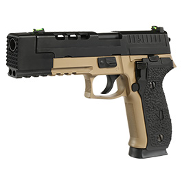 Vorsk Airsoft VP26X Vollmetall GBB 6mm BB schwarz / Tan