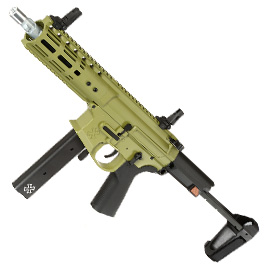 APS / EMG Noveske Space Invader 9mm Gen. 4 eSilver Edge SDU-MosFet 2.0 Vollmetall S-AEG 6mm BB oliv