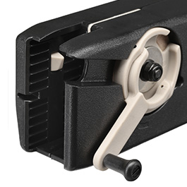 EMG / Odin Innovations M12 Sidewinder Speedloader mit Sound Buffer f. M4 AEG / S-AEG Magazine schwarz Bild 3