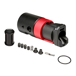 TTI Airsoft CNC Aluminium Hop-Up Chamber f. Wei-ETech Galaxy G GBB Serie schwarz