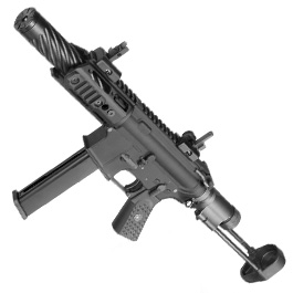 Wei-ETech M4 R5C SMG PCC Vollmetall AWSS OB GBB 6mm BB schwarz