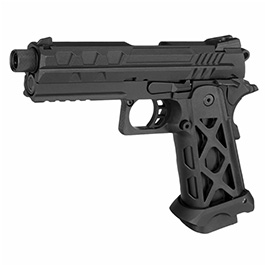 Versandrcklufer KLI Hi-Capa 4.3 Tartarus MK2 Vollmetall GBB 6mm BB schwarz