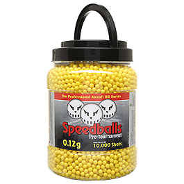 Speedballs Pro Tournament BBs 0,12g 10.000er Container Airsoftkugeln gelb