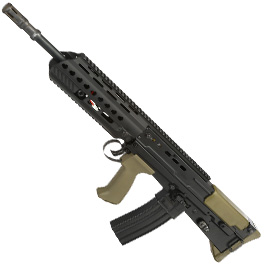 ICS / Angry Gun Customs L85 A3 Vollmetall S-AEG 6mm BB schwarz / oliv