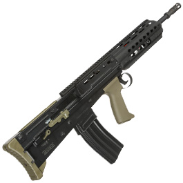 ICS / Angry Gun Customs L85 A3 Vollmetall S-AEG 6mm BB schwarz / oliv Bild 3
