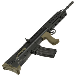 ICS / Angry Gun Customs L85 A3 Vollmetall S-AEG 6mm BB schwarz / oliv Bild 4
