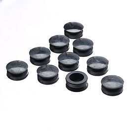 Ares Granatendeckel / Ersatzabdeckung 10er Pack schwarz