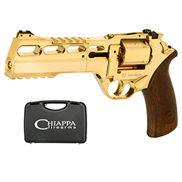 BO Manufacture Chiappa Charging Rhino 60DS Revolver Vollmetall CO2 6mm BB Goldchrome-Edition