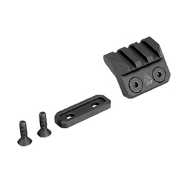 UTG M-LOK 45 Grad Angled Aluminium Halterung mit 21mm Schiene schwarz