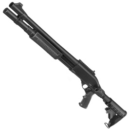 Golden Eagle M8885 Vollmetall Pump Action Gas Shotgun 6mm BB schwarz