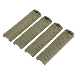 G&G Handguard Panel Style Rail Covers 156 mm 4er Set - oliv