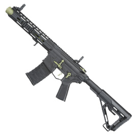 APS Patrol Rifle Phantom Green eSilver Edge SDU-MosFet 2.0 Vollmetall S-AEG 6mm BB schwarz / grün Bild 1 xxx: