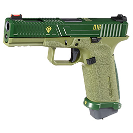 RWA Agency Arms EXA / G Zion mit Metallschlitten Gas-Blow-Back 6mm BB Cerakote ZKU-II Green