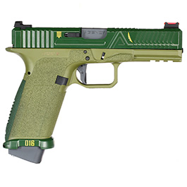 RWA Agency Arms EXA / G Zion mit Metallschlitten Gas-Blow-Back 6mm BB Cerakote ZKU-II Green Bild 3