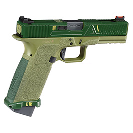 RWA Agency Arms EXA / G Zion mit Metallschlitten Gas-Blow-Back 6mm BB Cerakote ZKU-II Green Bild 4