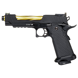 Jag Arms Hi-Capa 5.1 GMX 1.0 Vollmetall GBB 6mm BB schwarz / gold Bild 1 xxx: