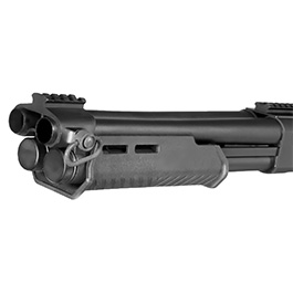 Jag Arms Scattergun BFG Double Barrel Pump Action Gas Shotgun 6mm BB schwarz Bild 8