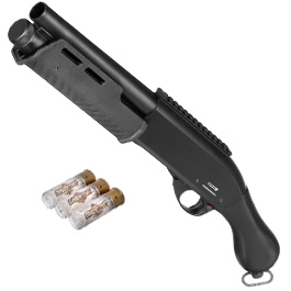 Jag Arms Scattergun Reaper Vollmetall Pump Action Gas Shotgun 6mm BB schwarz