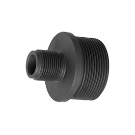 APS Barrel Extension / Silencer Adapter 14mm- schwarz f. APS M40A3 Gewehrserie