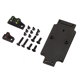 APS Aluminium CNC RMR Sight Direkthalterung schwarz f. APS XTP / Shark / TM G-Style Pistolen