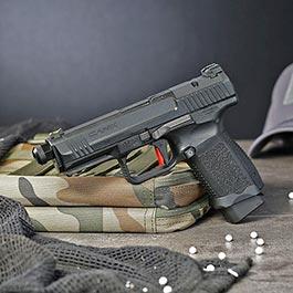 Kleinbild 1 Cybergun / AWC CANiK TP9 Elite Combat mit Metallschlitten GBB 6mm BB schwarz