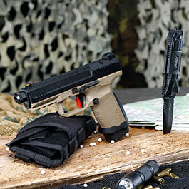 Kleinbild 1 Cybergun / AWC CANiK TP9 Elite Combat mit Metallschlitten GBB 6mm BB Dual Tone