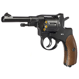 Gletcher NGT-A Revolver Vollmetall CO2 6mm BB dunkelgrau