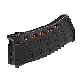 G&G GK12 Polymer-Magazin Mid-Cap 120 Schuss mit Patronenattrappen schwarz