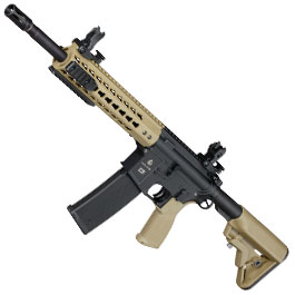 Evolution Airsoft Recon S 14.5 Carbontech S-AEG 6mm BB Black 'n' Tan