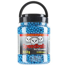 Speedballs Pro Tournament BBs 0,12g 5.000er Container Airsoftkugeln blau