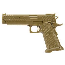 3D Plastik Patch mit Klettflche Hi-Capa 5.1 Pistole tan