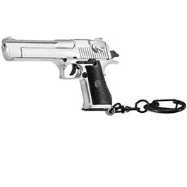 Nuprol Schlsselanhnger Israel Eagle Pistole 1:4 Miniaturmodell silber/schwarz