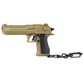 Nuprol Schlsselanhnger Israel Eagle Pistole 1:4 Miniaturmodell tan/schwarz