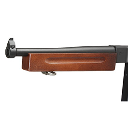 King Arms Thompson M1A1 Military Vollmetall S-AEG 6mm BB schwarz - Echtholz Bild 6