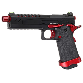 Vorsk Airsoft Hi-Capa 5.1 Split-Slide Vollmetall GBB 6mm BB Red Match