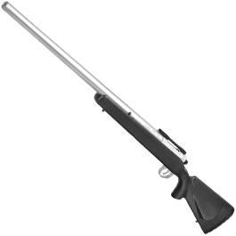 APS / EMG Barrett Fieldcraft Gas Bolt Action Snipergewehr 6mm BB schwarz / silber