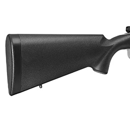 Kleinbild 10 APS / EMG Barrett Fieldcraft Gas Bolt Action Snipergewehr 6mm BB schwarz / silber