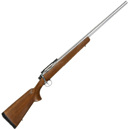 Kleinbild 2 APS / EMG Barrett Fieldcraft Gas Bolt Action Snipergewehr 6mm BB Echtholz / silber
