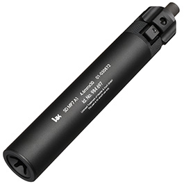 VFC Heckler & Koch Aluminium Silencer f. VFC H&K MP7 A1 S-AEG / GBB Serie schwarz