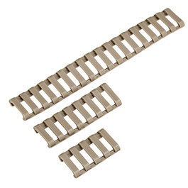 Element Ladder Rail Cover 46 / 76 / 175 mm 3er Set - Dark Earth