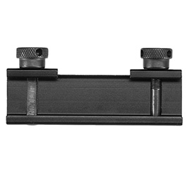 MET QD Scope-Riser 8 Slots / 85 mm mit 12 mm / 0,5 Zoll Erhöhung f. 20 - 22 mm Schienen schwarz Bild 5