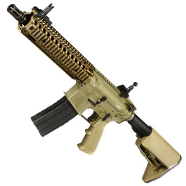 King Arms / EMG Daniel Defense MK18 MOD1 Vollmetall Gas-Blow-Back 6mm BB Dark Earth