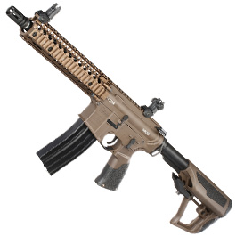 ICS / EMG Daniel Defense MK18 Vollmetall SSS-Mosfet 3.0 S-AEG 6mm BB coyote