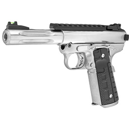 Wei-ETech Galaxy 1911 Premium Vollmetall GBB 6mm BB Satin-Chrome - Short-Version