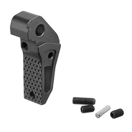 TTI Airsoft CNC Aluminium Tactical Abzug einstellbar f. G-Style / AAP-01 GBB Pistolen schwarz