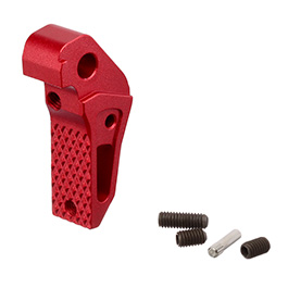 TTI Airsoft CNC Aluminium Tactical Abzug einstellbar f. G-Style / AAP-01 GBB Pistolen rot