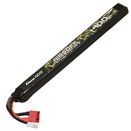 Gens Ace Airsoft LiPo Akku 11,1V 1400mAh 25C / 80C Stick-Type m. T-Stecker Anschluss